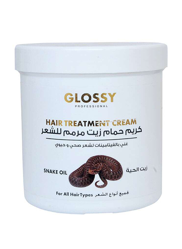 Glossy Professional Snake Oil Hair Treatment Cream, 1000ml