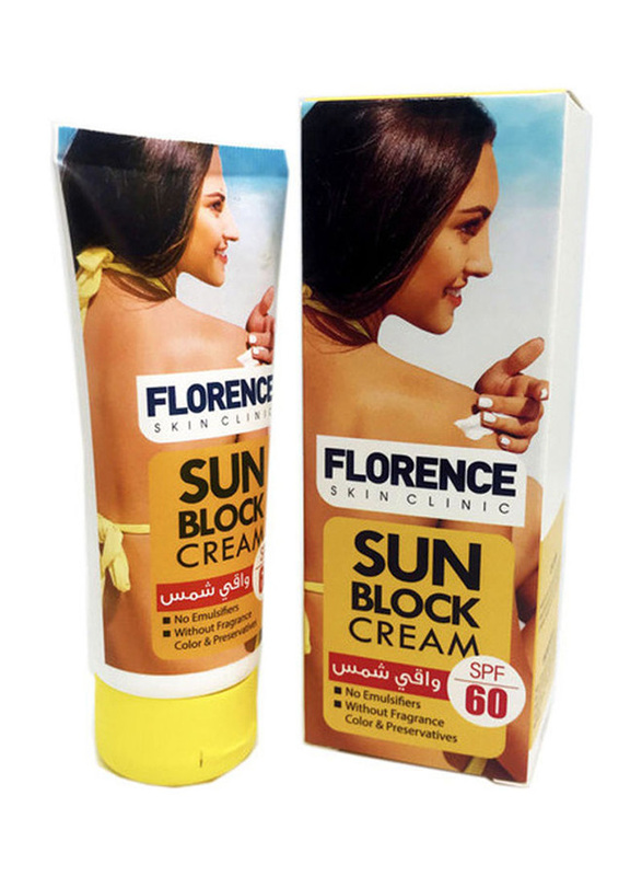 Florence SPF60 Sun Block Cream, 60ml