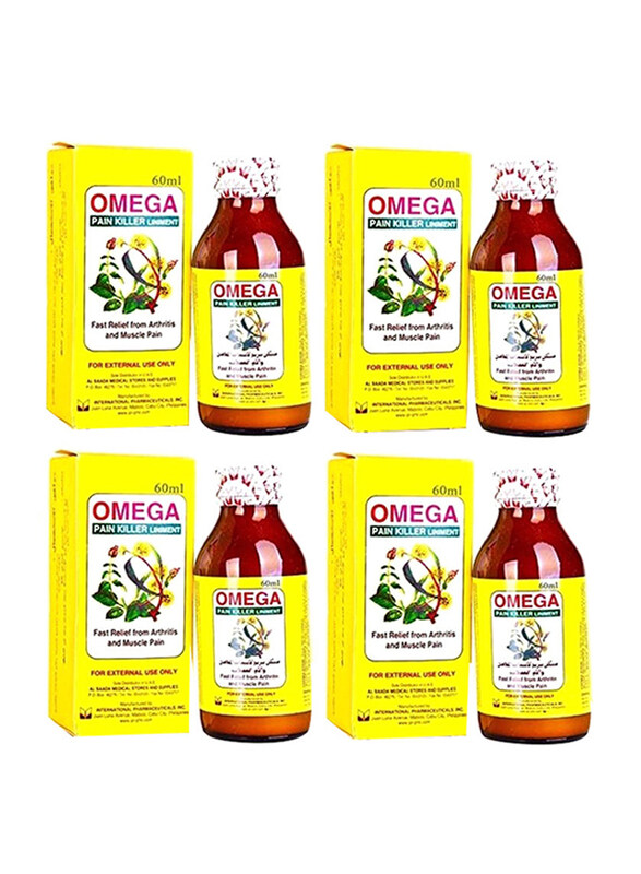 

Omega Pain Killer Liniment, 4 Pieces x 60ml