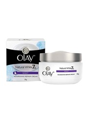 Olay Natural White 7 In One Night Nourishing Repair Cream, 50g