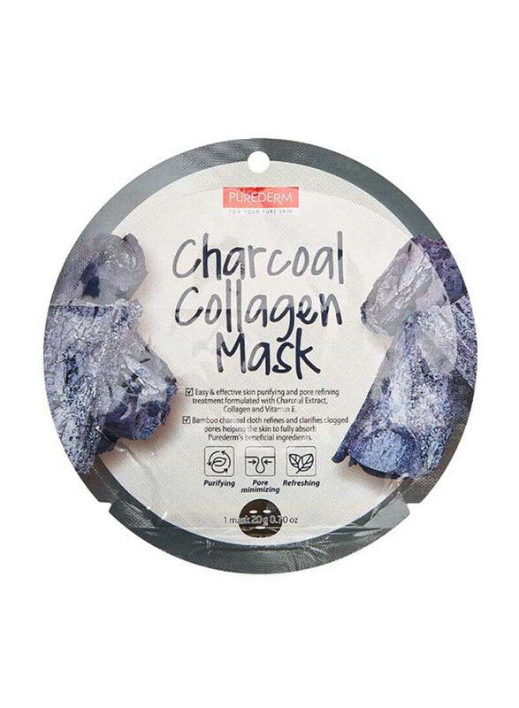 

Purederm Charcoal Collagen Mask, 20g