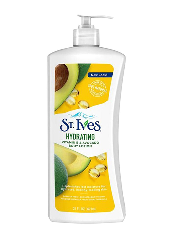 St. Ives Hydrating Vitamin E & Avocado Body Lotion, 621ml