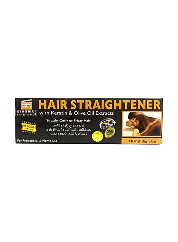

Nitro Canada Cinema Professional Keratine & Olive Extract Hair Straightener Cream for Curly Hair, 110ml