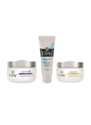 Olay Natural White Regimen Pack Set, 3 Pieces