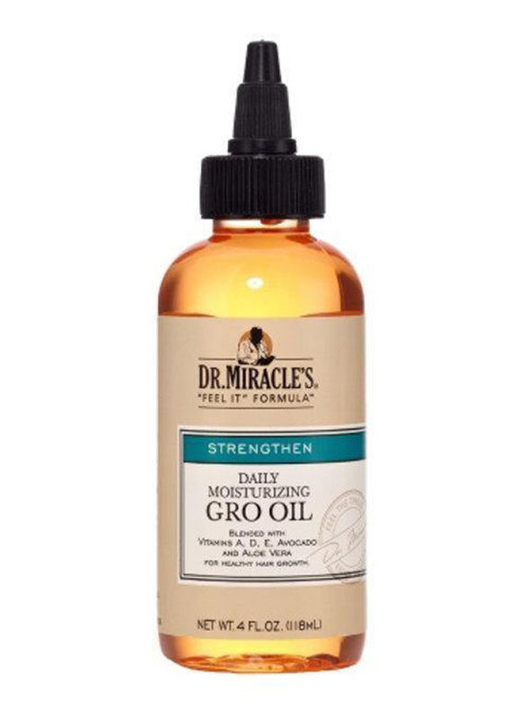 Dr. Miracle's Daily Moisturizing Gro Oil, 118ml