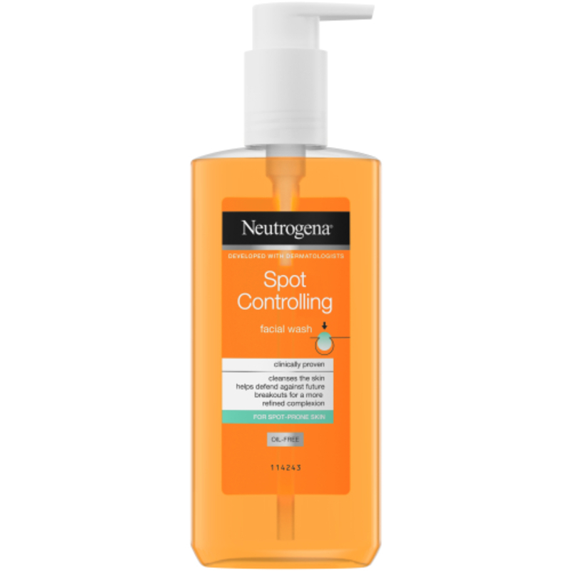 Neutrogena Spot Controlling Facial Wash Oil-Free Clear 200ml