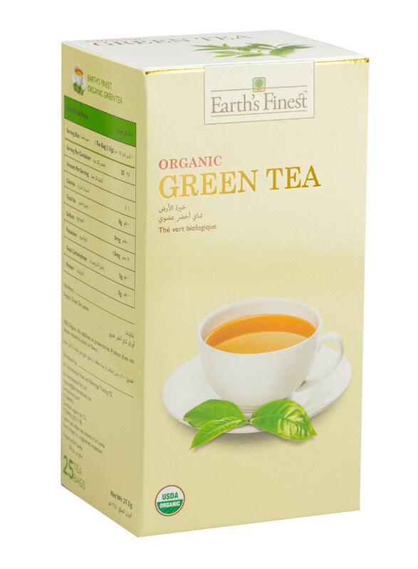 

Earth's Finest Organic Green Tea, 25 Tea Bags x 1.5g
