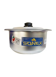 Sonex 31.5cm Anodized Aluminium Salvano Round Cooking Pot, Silver