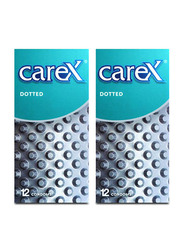 Carex Dotted Condoms, 24 Pieces