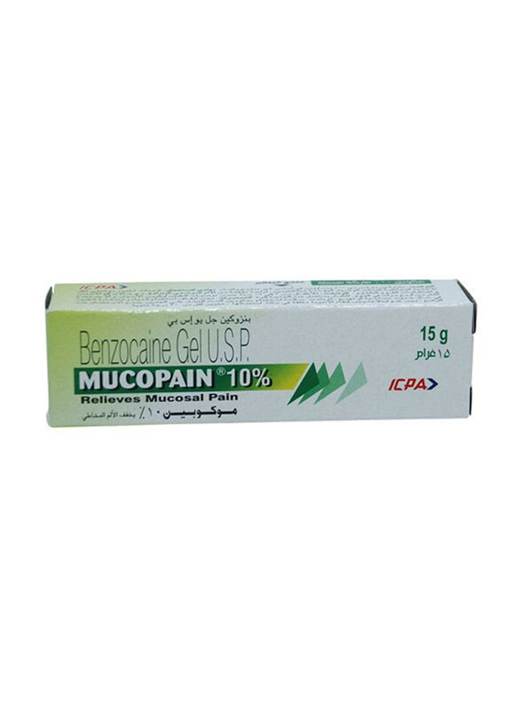 

Mucopain 10% Gel, 15gm
