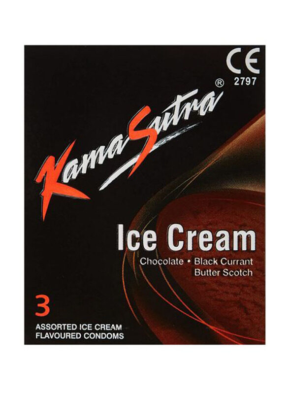 

Kamasutra Ice Cream Condoms, 3 Piece