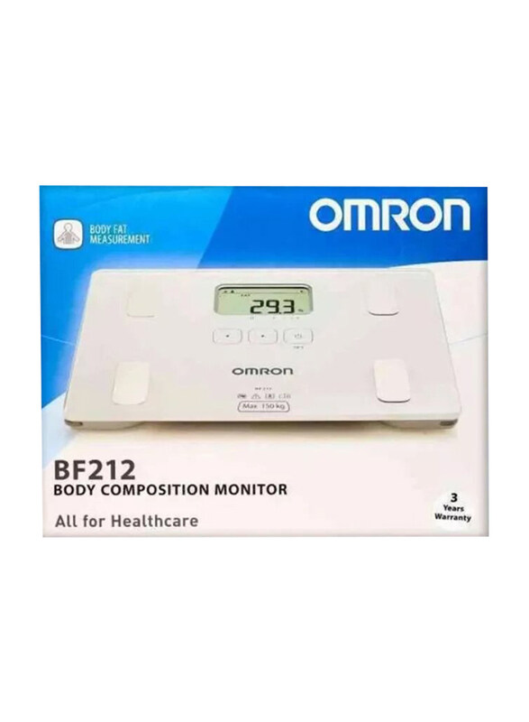 

Omron Bf212 Body Composition Monitor, White