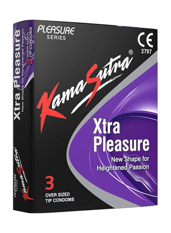 

Kamasutra Xtra Pleasure Condoms, 3 Pieces