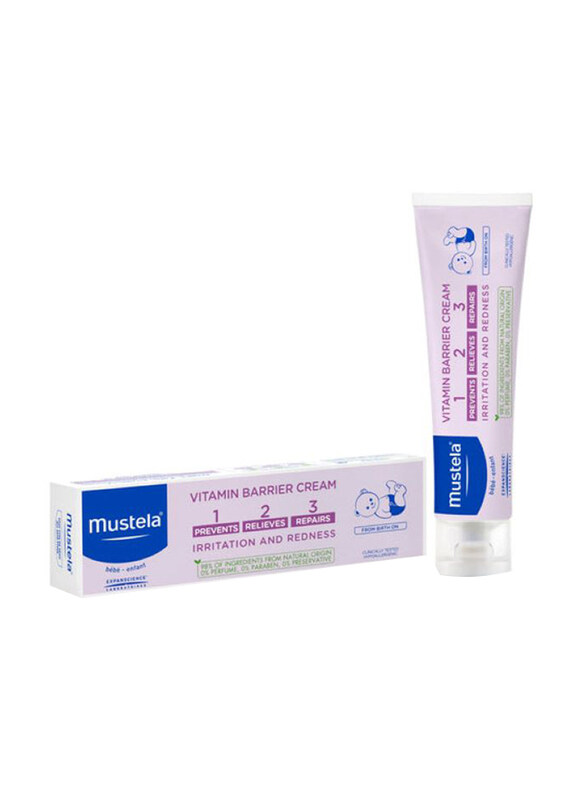 

Mustela 50ml Vitamin Barrier 123 Diaper Cream, White