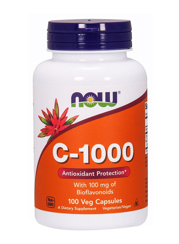 

Now C-1000 Antioxident Protection Dietary Supplement, 100mg, 100 Veg Capsules
