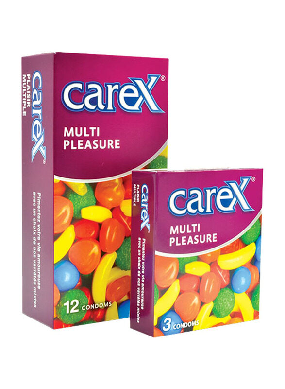 

Carex Multi Pleasure Condoms, 12 Piece