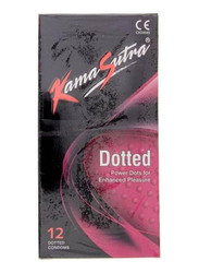 Kamasutra Dotted Condoms, 12 Pieces