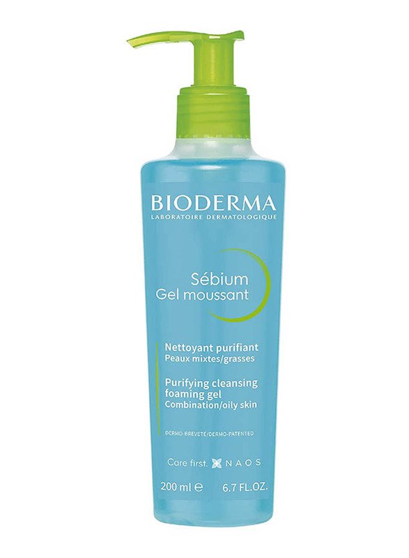 Bioderma Sebium Purifying Cleansing Foaming Gel, 200ml
