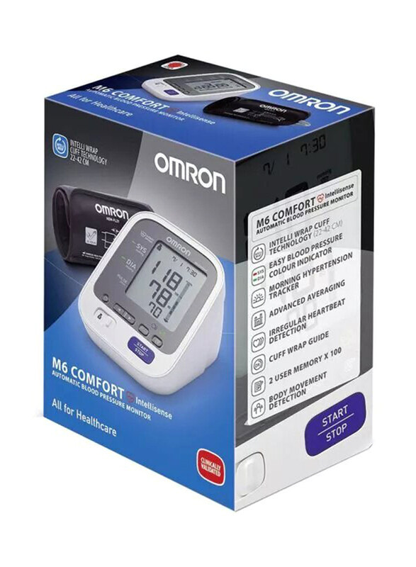 

Omron M6 Comfort Blood Pressure Monitor, White