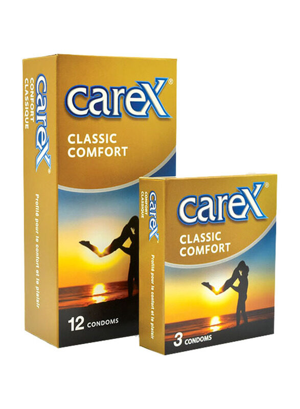 

Carex Classic Comfort Condoms, 12 Piece