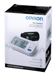 Omron M6 Comfort Upper Arm Blood Pressure Monitor, White