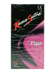 Kamasutra Plain Condoms, 12 Pieces