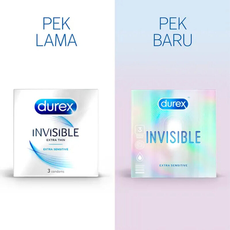 

Durexinvisible Condoms, 3 Pieces