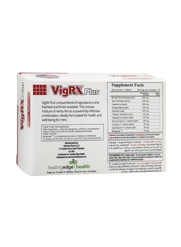 

Vigrx Plus Dietary Supplement for Men, 60 Tablets