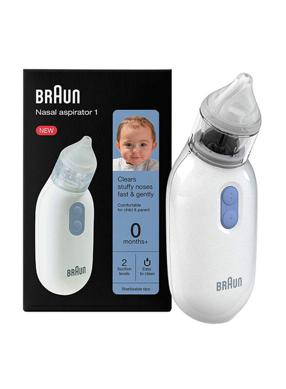 

Braun BNA100EU Electric Nasal Aspirator, Newborn, White