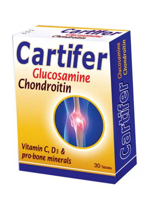 

Cartifer Glucosamine Chondroitin, 30 Tablets