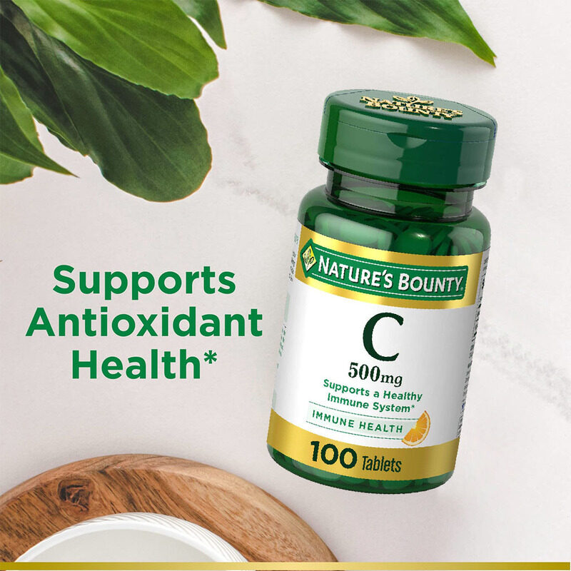 

Nature's Bounty Vitamin C Supplement, 500mg, 100 Tablets