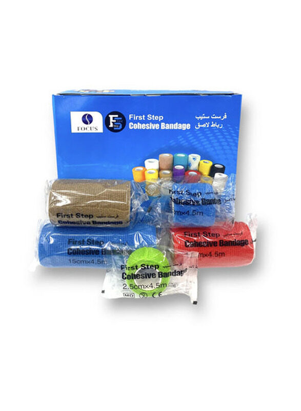 

First Step Cohesive Bandages, 10cm, 12 Pieces