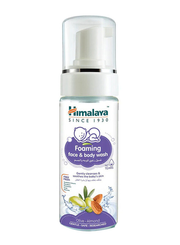 

Himalaya 250ml Baby Foaming Face & Body Wash, White