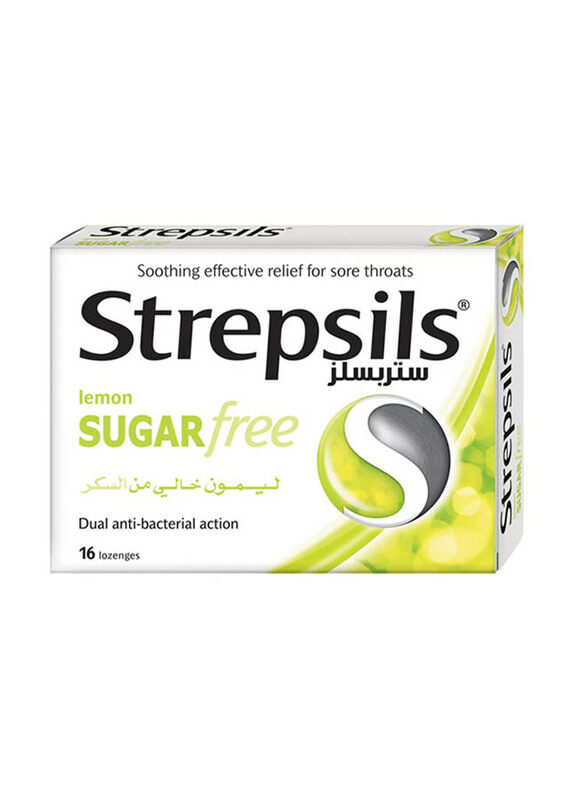 

Strepsils Lemon Sugar Free Lozenges, 16 Lozenges