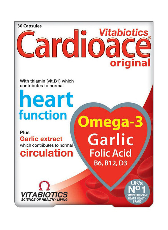 

Vitabiotics Cardioace Original, 30 Capsules