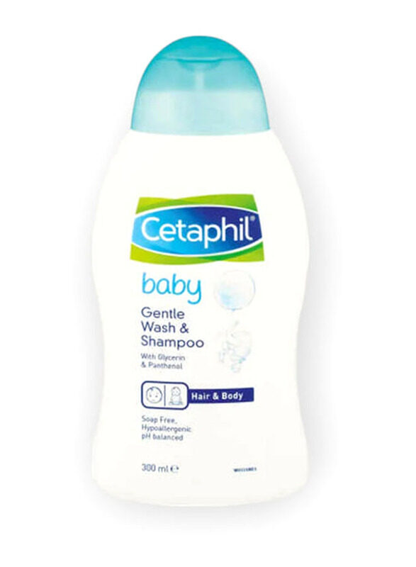 

Cetaphil 300ml Baby Gentle Wash & Shampoo, White