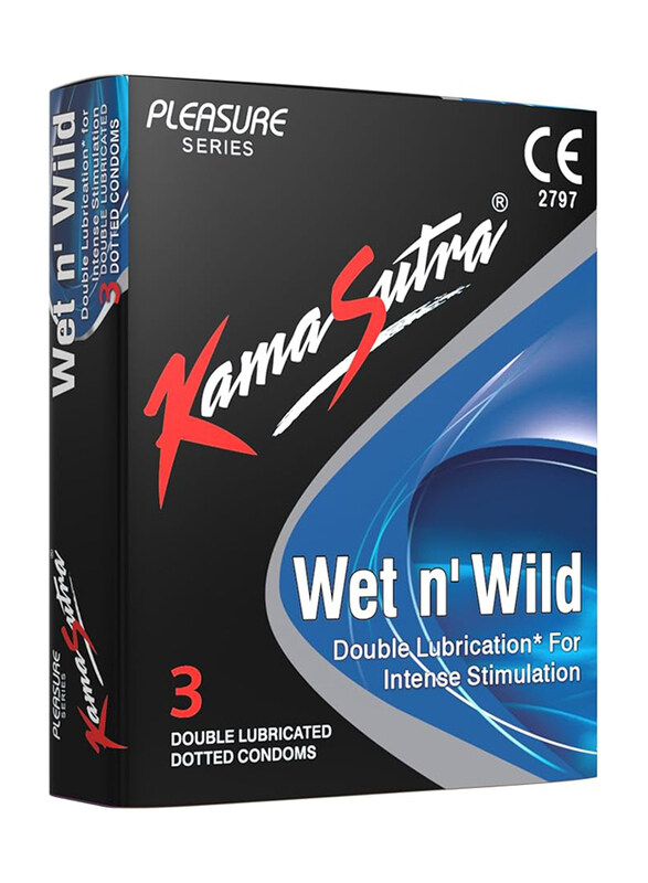 

Kamasutra Wet & Wild Condoms, 3 Pieces