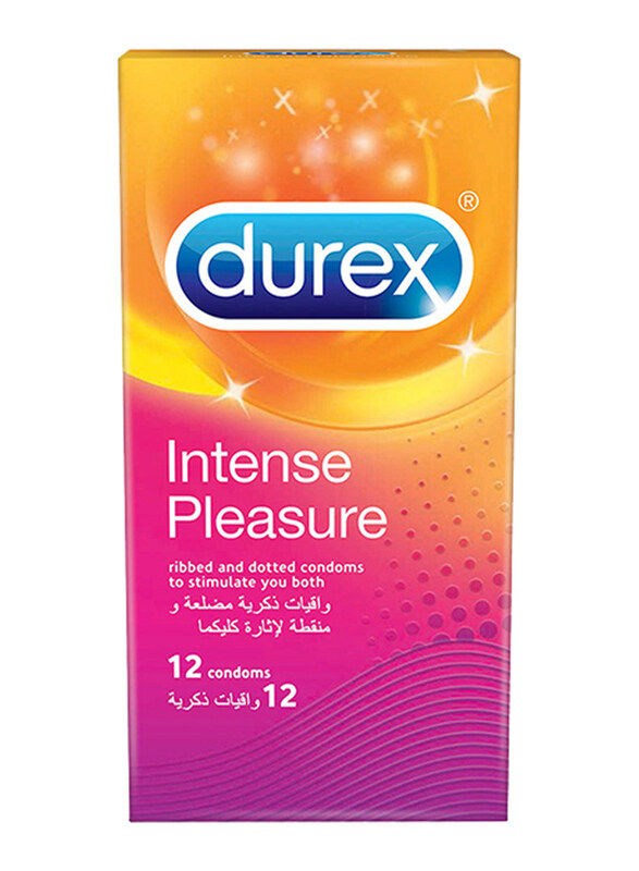 

Durex Intense Pleasure Condoms, 12 Pieces