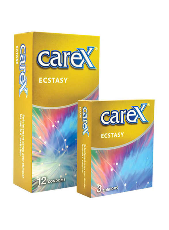 

Carex Ecstasy Condoms, 12 Piece