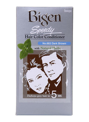 Bigen Speedy Hair Color Conditioner, 80gm, No.883 Dark Brown