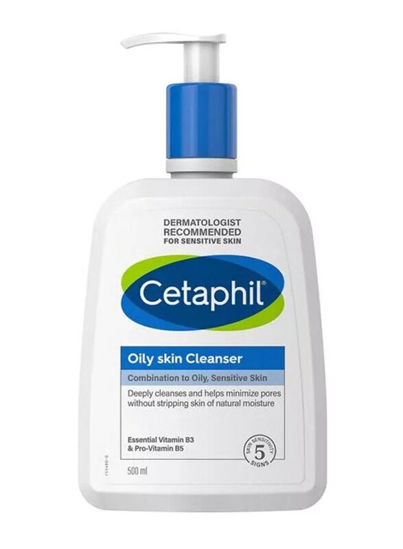 

Cetaphil Oily Skin Face Cleanser, 500ml