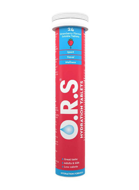 

Ors Strawberry Flavour Soluble Tablets, 24 Tablets