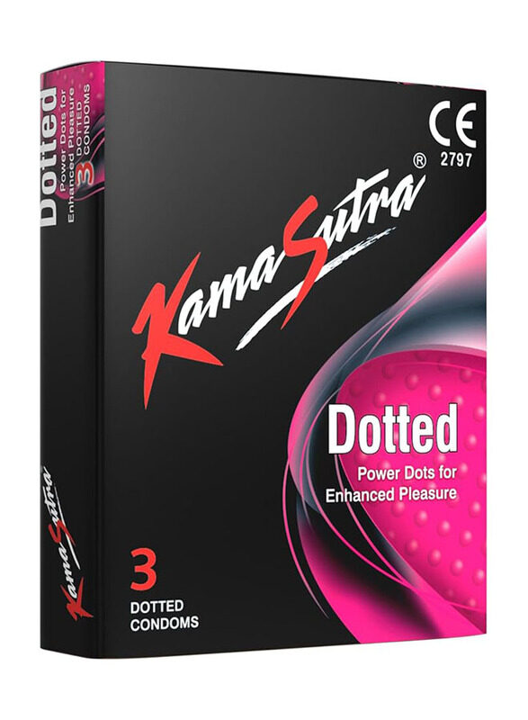 

Kamasutra Dotted Condoms, 3 Piece