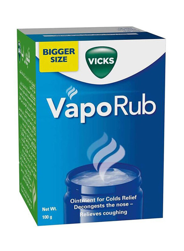 

Vicks Vaporub Ointment For Cold Relief, 100g, Clear
