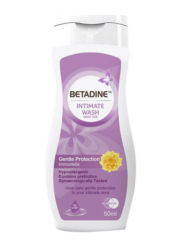 

Betadine Immortelle Gentle Protection Daily Use Feminine Intimate Wash, 50ml