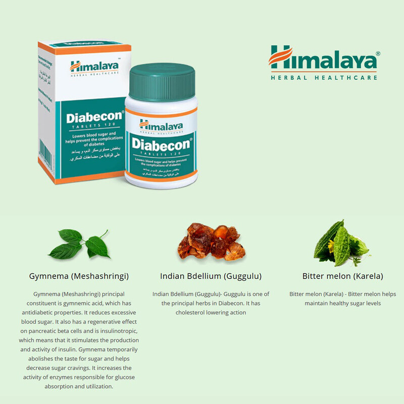 

Himalaya Diabecon Tablets, 120 Tablets