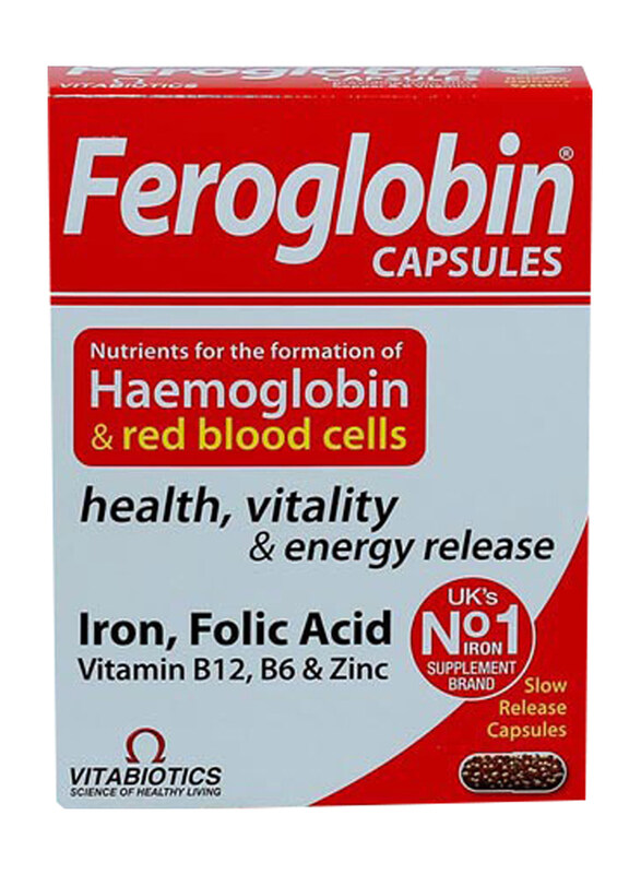 

Vitabiotics Feroglobin, 30 Capsules