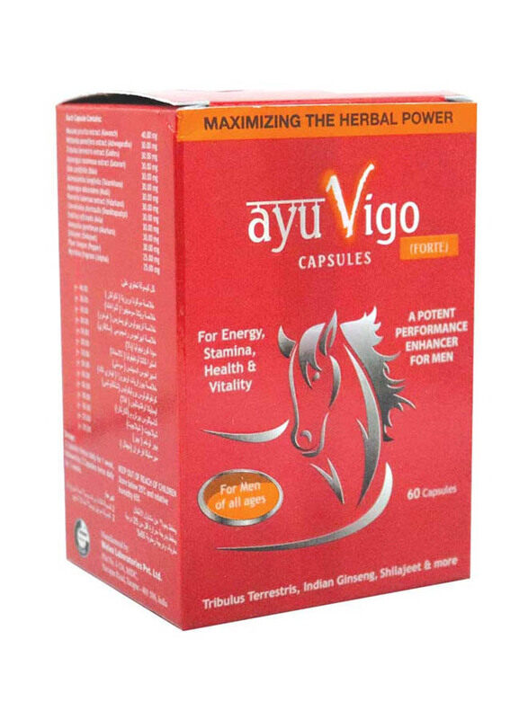 

Ayuvigo Forte Maximizing The Herbal Power for Men, 60 Capsules