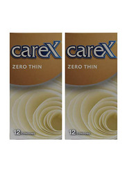 Carex Zero Thin Condoms, 24 Pieces
