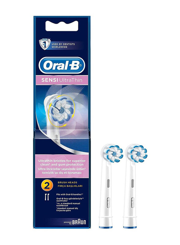 

Oral B Sensi Ultra Thin Brush Heads, 2 Pieces